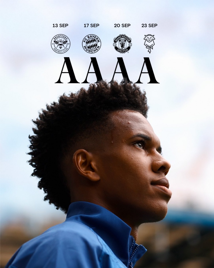 切尔西将在10天内连续踢4场客场比赛,包括客战拜仁、曼联