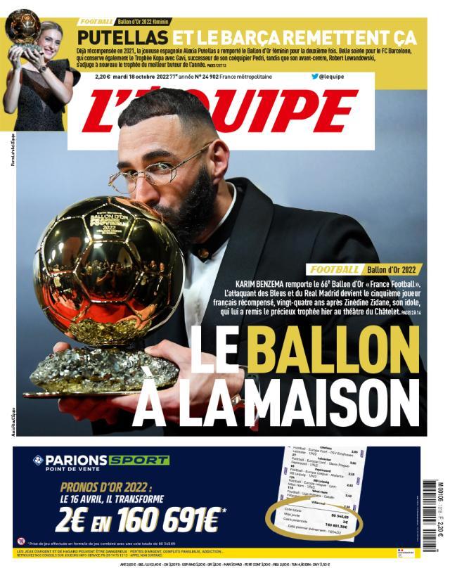 Baccarat Gaming-全球陪跑本泽马,10月颁出最无悬念金球太晚了!